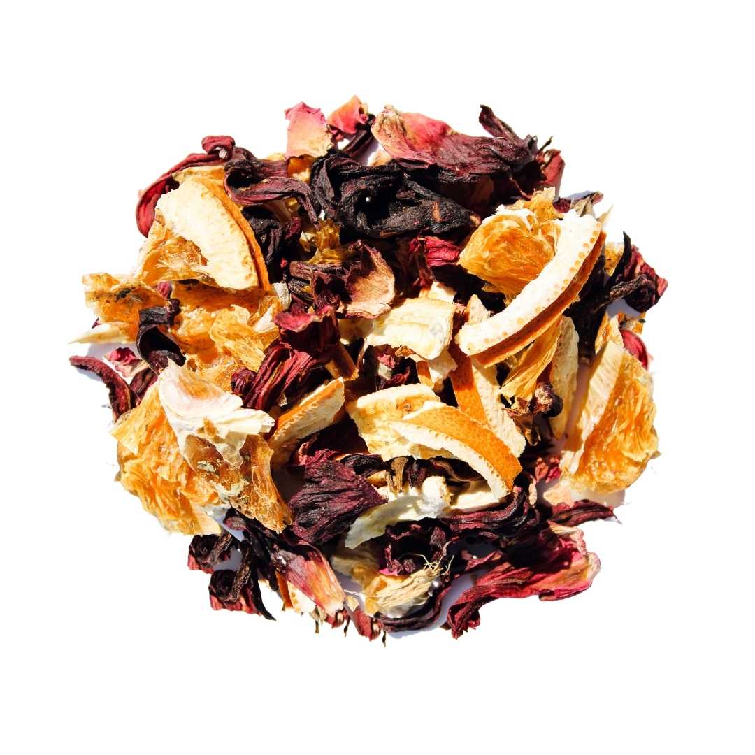 Hibiscus Joy Loose Leaf Tea - Made in the USA - Bonner Grove Teapothecary